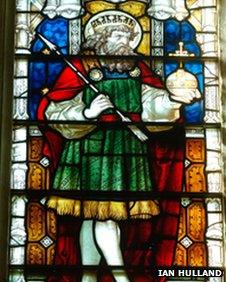 St Edmund window, St Edmundsbury Cathedral