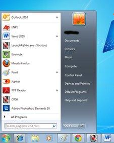 Windows 7 Start button