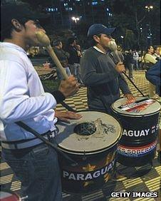 Protest in Asuncion, 31 July 2012