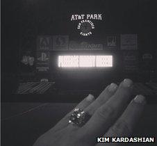 Kim Kardashian's engagement ring