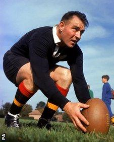 New Zealand full-back Don Clarke was a prolific goal-kicker but Newport denied him any opportunities