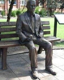 A statue in Sackville Gardens is one of several local tributes to Alan Turing