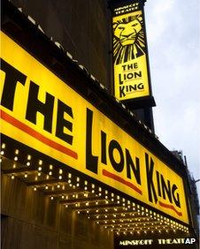 The Lion King on Broadway