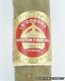 Unsmoked Winston Churchill cigar