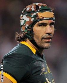 Springboks captain Victor Matfield