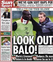 The Sun's back page