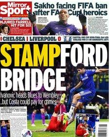 Daily Mirror back page