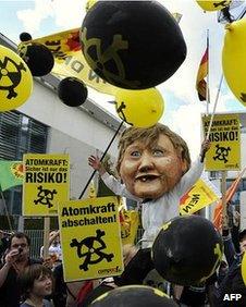 Anti-nuclear demonstration in Germany