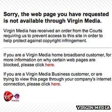 Virgin Media screenshot