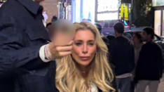 CCTV image showing face of Melissa Rein Lively, a woman with long blonde hair