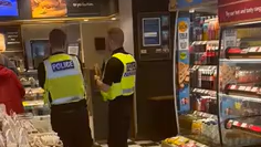 Police in Greggs