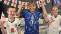 Pupils cheer on England after 'complete' spoiler ban