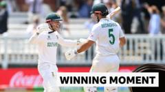 Emotional scenes as South Africa win World Test Championship