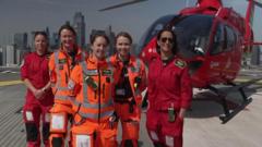 Meet London's first all-female air ambulance crew