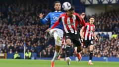 Premier League: Gueye gives Everton lead against Brentford