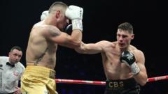 Chris Billam-Smith punches Armend Xhoxhaj