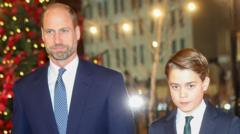 George joins Prince William in preparing meal for homeless