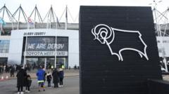 Derby announce losses of £11.3m to June 2025