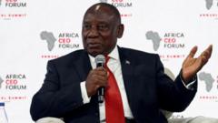White South Africans going to US are cowards, Ramaphosa says