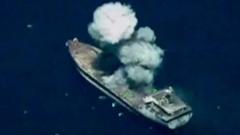 Watch: US and allies sink mock enemy ship in military drill