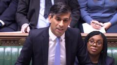 Starmer and Sunak clash on security and prisoner releases at PMQs