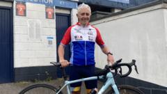 Football fan completes 118-stadium cycle challenge