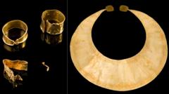 Apêl i ganfod eitemau a gafodd eu dwyn o Sain Ffagan