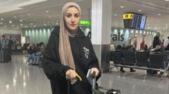 Pregnant British woman's 'guilt' over fleeing Lebanon