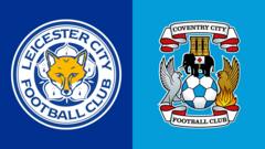 Pick of the stats: Leicester City v Coventry City