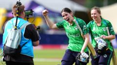 Ireland beat Windies for first T20 World Cup win