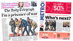 The Papers: 'I'm a prisoner of war' says Maduro and 'that's Amorim'