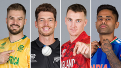 Men's T20 World Cup semi-finals - schedule & how to follow