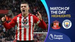 Man City held by stubborn Sunderland in entertaining draw