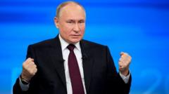 Poutine déclare à la Russie que ses objectifs de guerre restent inchangés