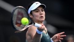 Raducanu beaten by Svitolina in Auckland