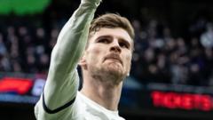Werner praises support as first goal sparks Spurs win