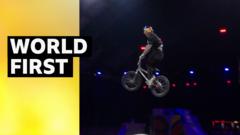 Olympian Reilly lands two world-first BMX tricks