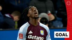 Offside? Abraham scores controversial opener for Villa