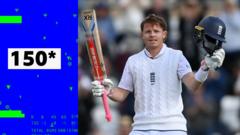 Pope moves past 150 as England dominate with the bat