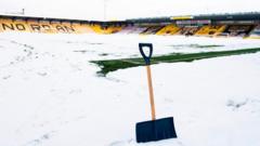 Morning pitch inspection for Livingston v St Mirren
