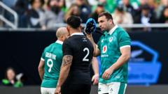 Ireland's Beirne cleared as red card rescinded