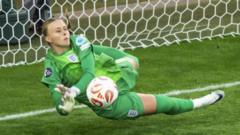 Goalkeeper Hannah Hampton voted BBC Women's Footballer of the Year