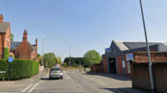 Fire crews tackle blaze at commercial building