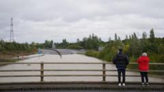 Flood warnings in parts of England as rain relents