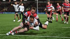 Saracens outmuscle Gloucester to end losing run