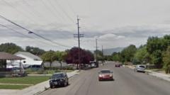 View of a road near where the raid happened in Provo