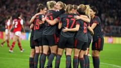 Arsenal trail in Champions League tie with Bayern