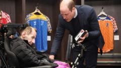 William surprises Burrow and Sinfield with CBEs