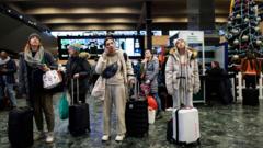 Millions head home for Christmas on busiest day of festive getaway