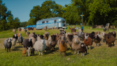 Farm's sheep star in Hollywood blockbuster
